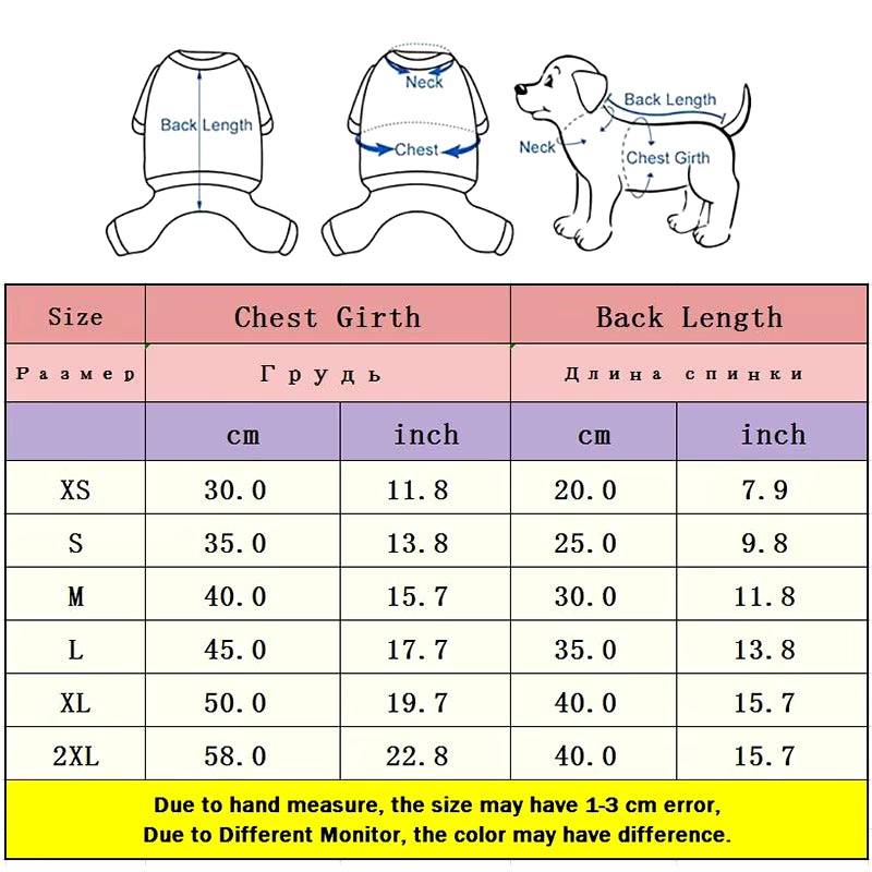 Cute Bear Pattern Dog & Cat Vest – Small to Medium Dogs