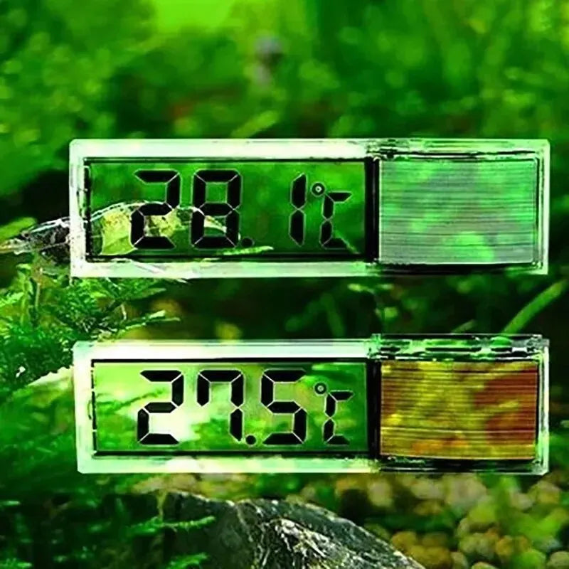 Digital Aquarium Thermometer – LCD Fish Tank Temperature Meter
