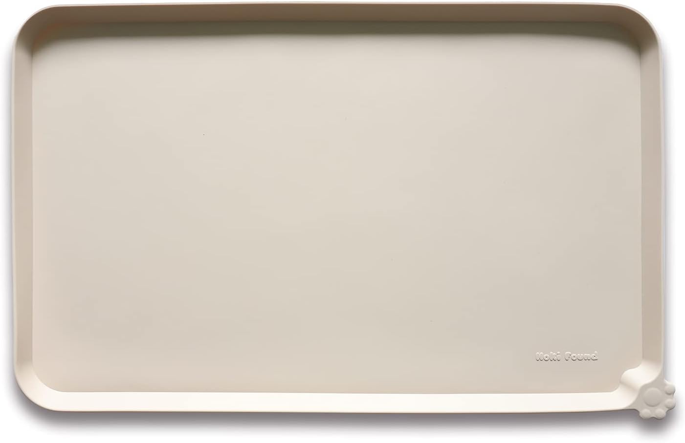 Silicone Pet Feeding Mat for Dogs & Cats – Waterproof Non-Slip Food & Water Tray, High-Edge Spill-Proof Design