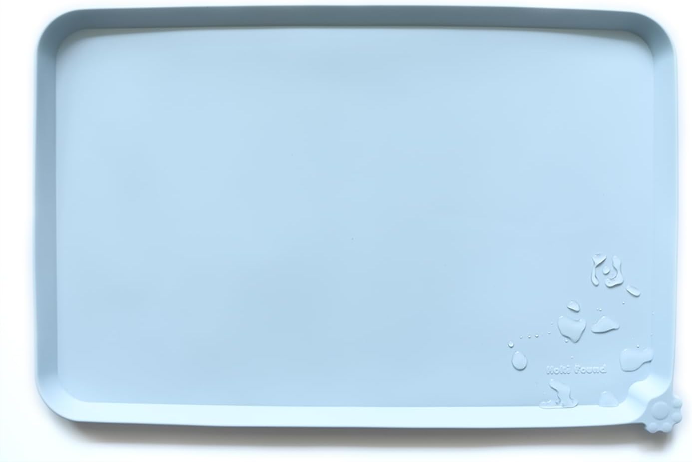 Silicone Pet Feeding Mat for Dogs & Cats – Waterproof Non-Slip Food & Water Tray, High-Edge Spill-Proof Design