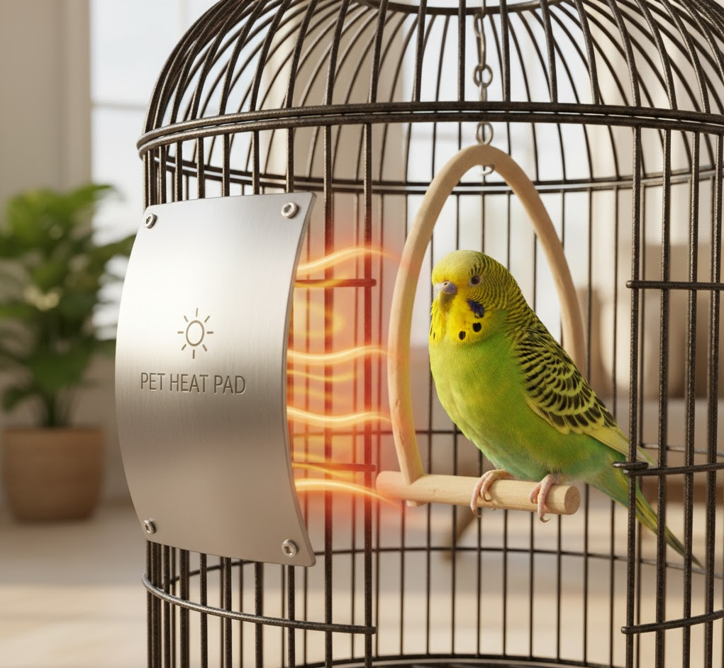 Indoor Bird Heater Pad – USB Warmer for Parakeets & Small Birds (4.5” x 7”)