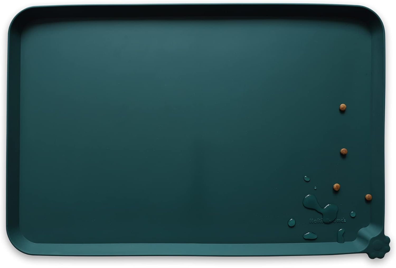 Silicone Pet Feeding Mat for Dogs & Cats – Waterproof Non-Slip Food & Water Tray, High-Edge Spill-Proof Design