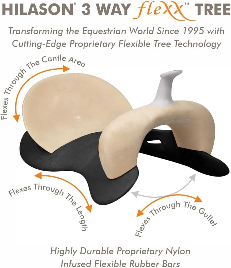 Gaited Western Flex Pleasure Treeless Leather Saddle for Horses – American Made