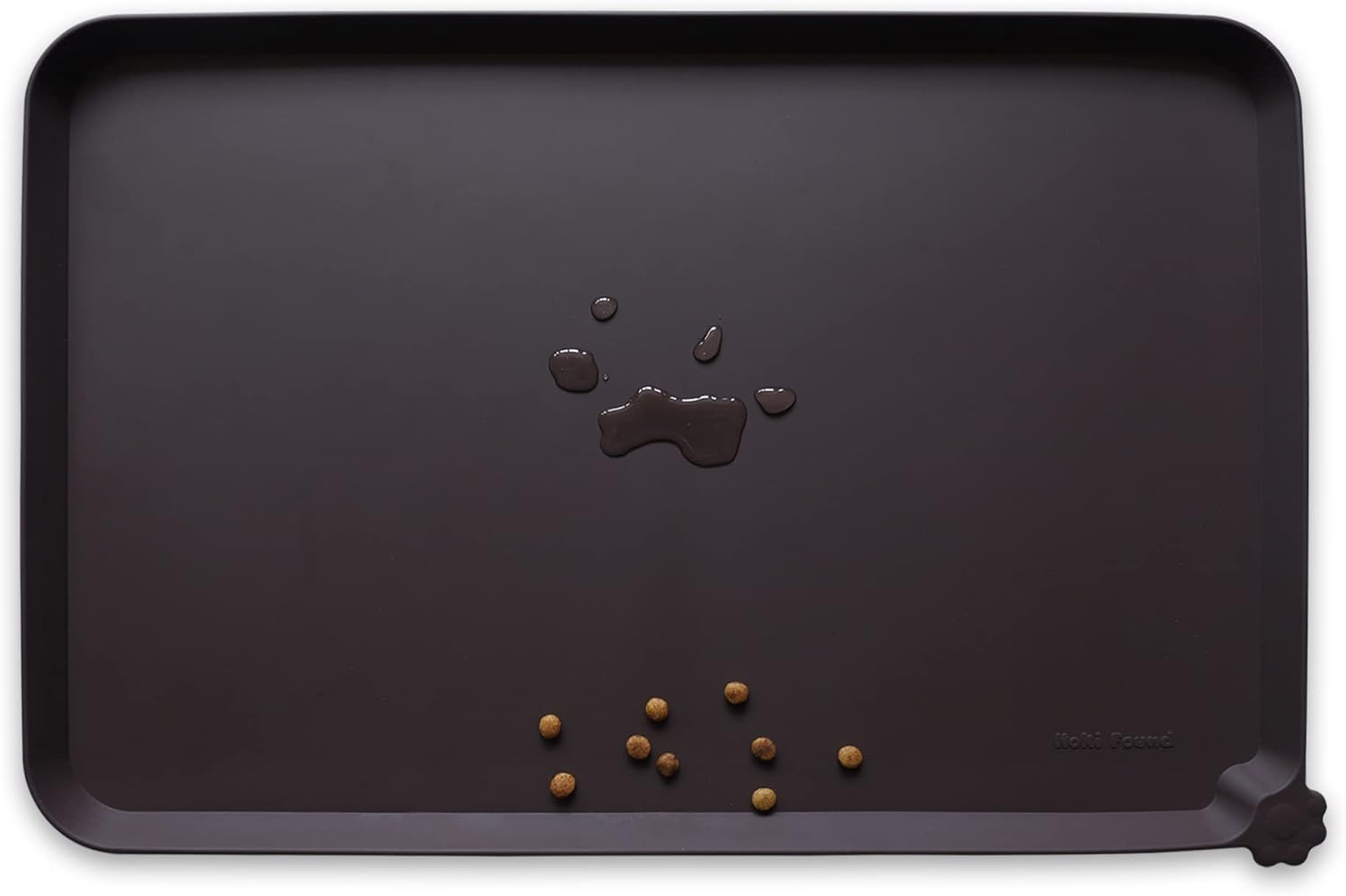 Silicone Pet Feeding Mat for Dogs & Cats – Waterproof Non-Slip Food & Water Tray, High-Edge Spill-Proof Design