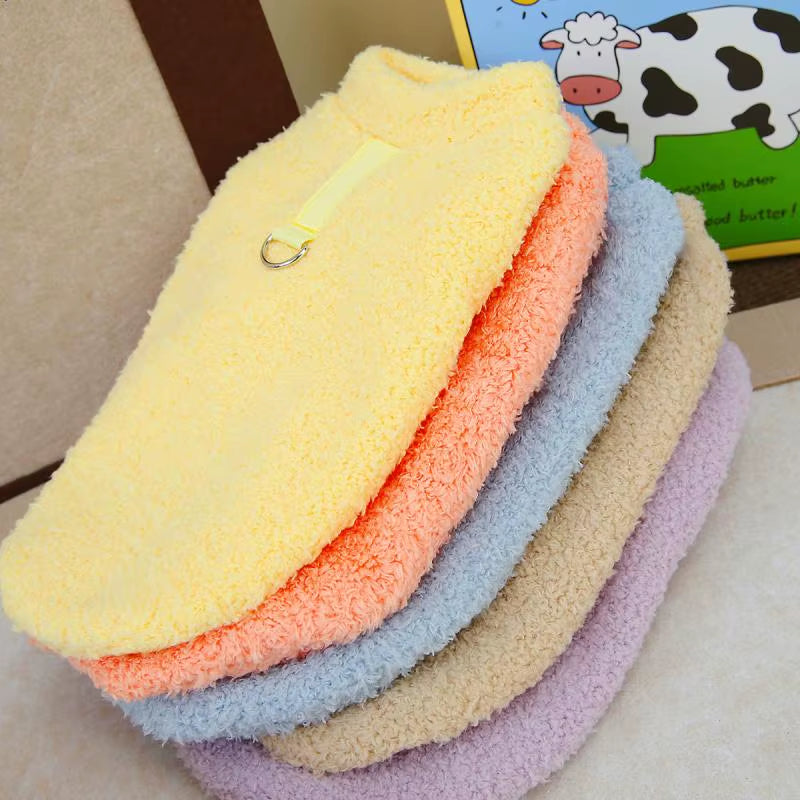 Winter Dog/Cat Sweater Warm Plush Clothes for Small Medium Dogs