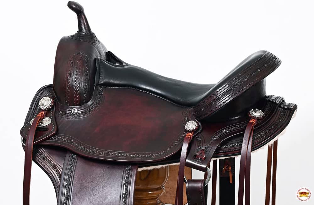 Gaited Western Flex Pleasure Treeless Leather Saddle for Horses – American Made