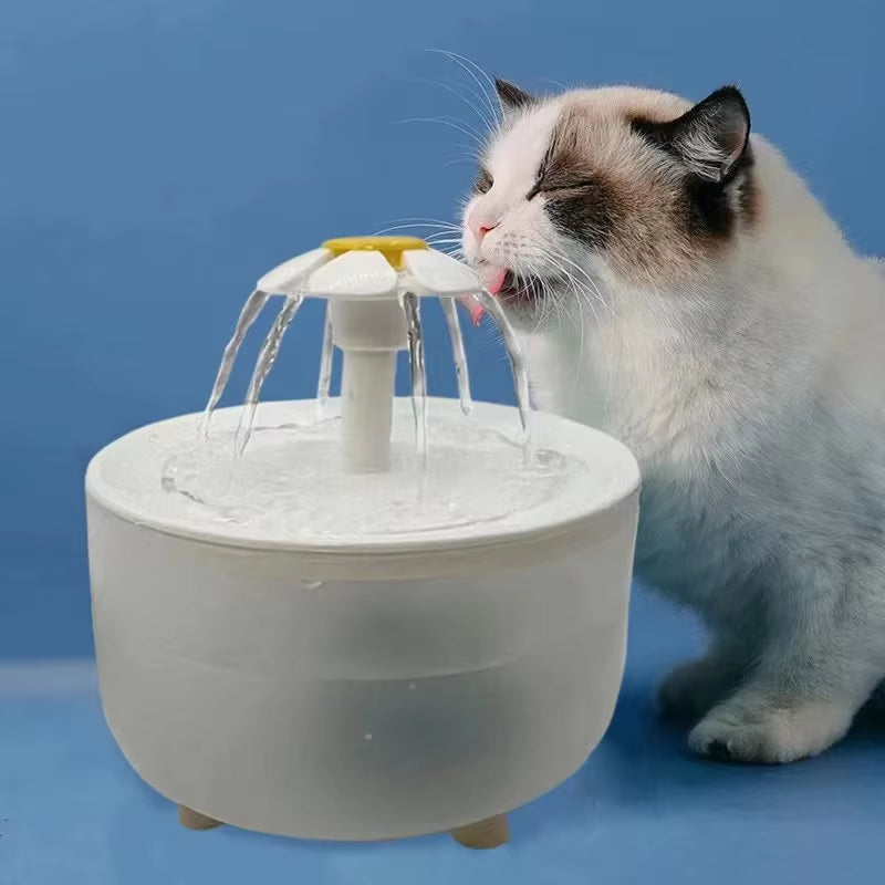 Automatic USB Pet Water Fountain – Quiet 1.2L Drinking Bowl for Cats & Dogs
