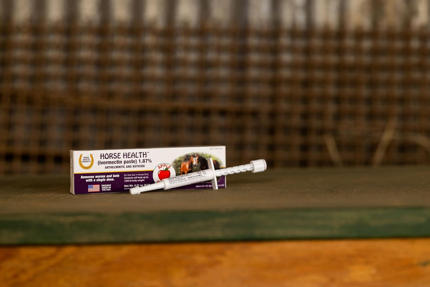 Equine Dewormer Paste – Ivermectin 1.87%, 0.21 oz for Horses up to 1,250 lbs