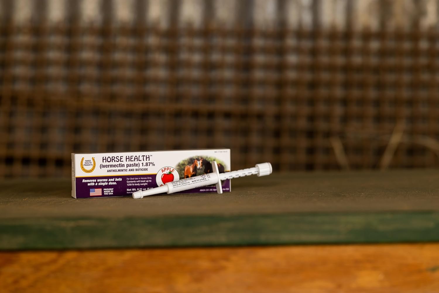 Equine Dewormer Paste – Ivermectin 1.87%, 0.21 oz for Horses up to 1,250 lbs
