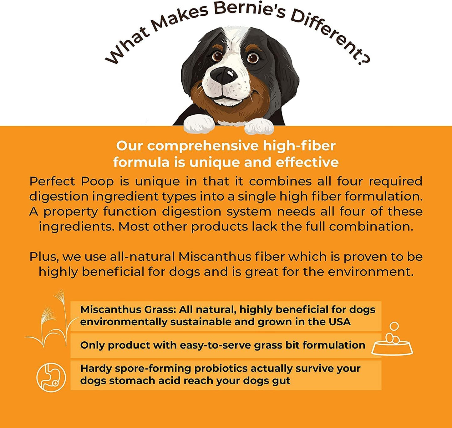 Dog Digestive Health Supplement – Fiber, Prebiotics, Probiotics & Enzymes for Healthy Digestion, Firm Stools & Overall Wellness