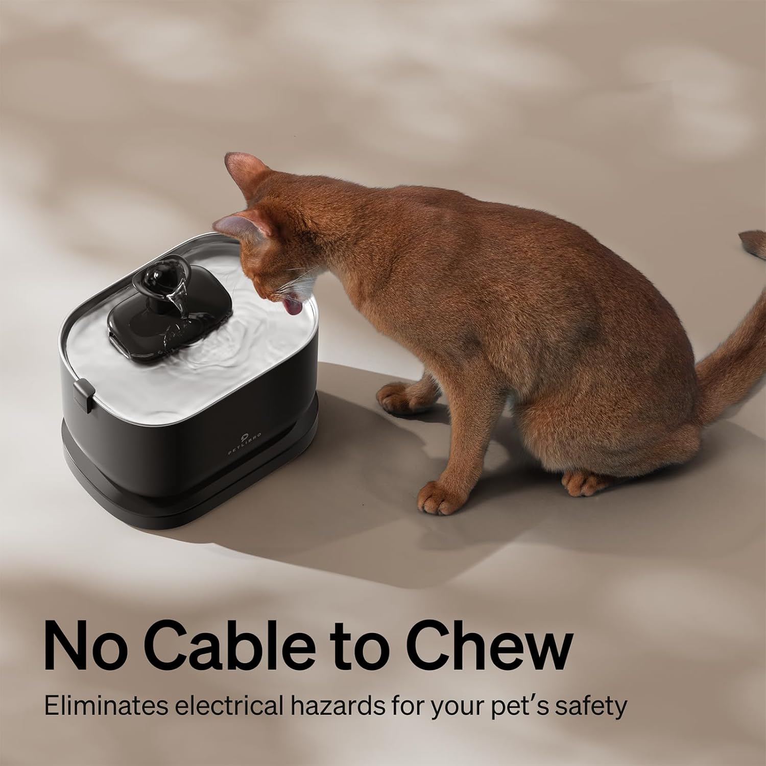 Wireless Cat Water Fountain Bundle – Battery Operated Pet Water Dispenser + 8 Replacement Filters for Dockstream