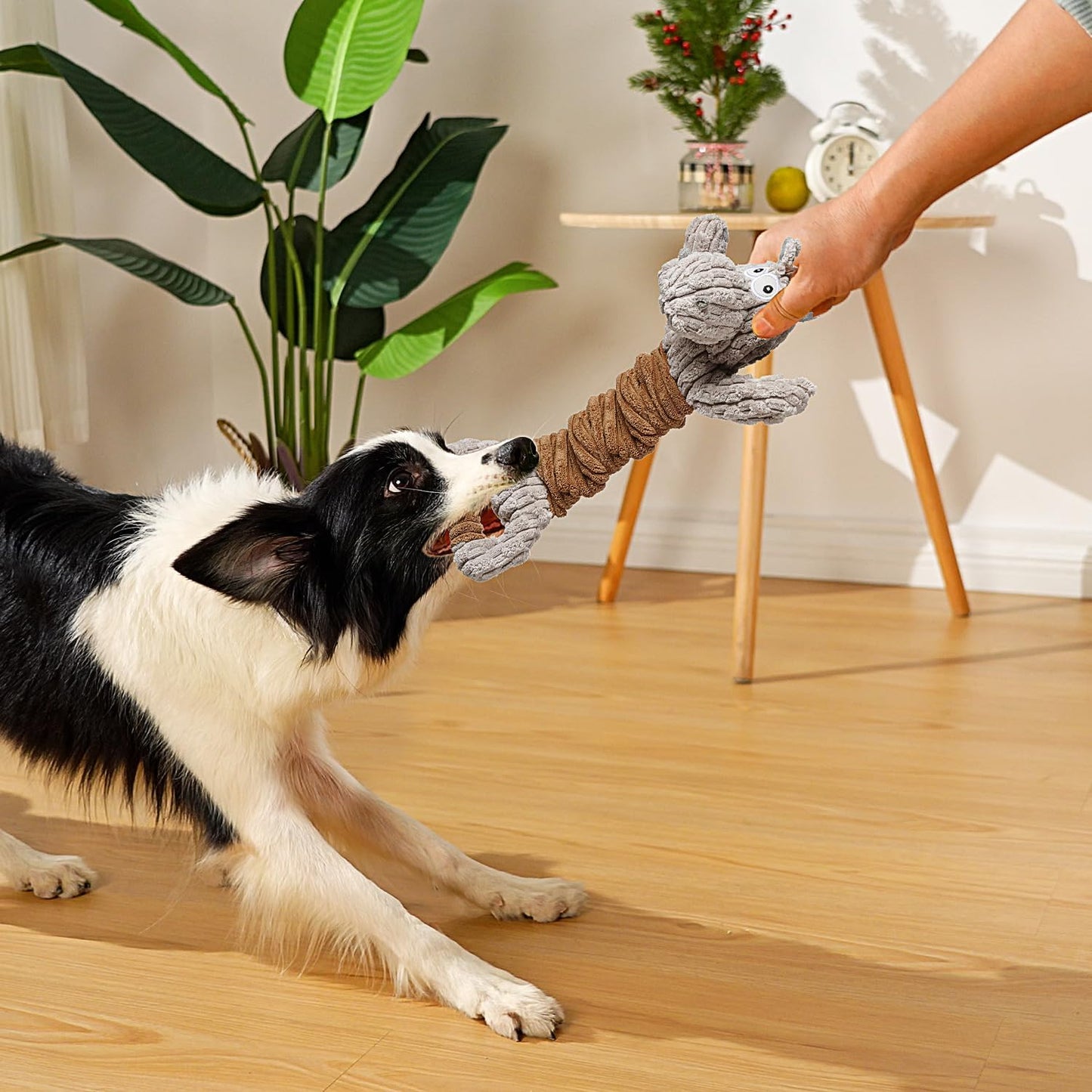 Interactive Squeaky Dog Toy - Stuffed Plush Puppy Toys