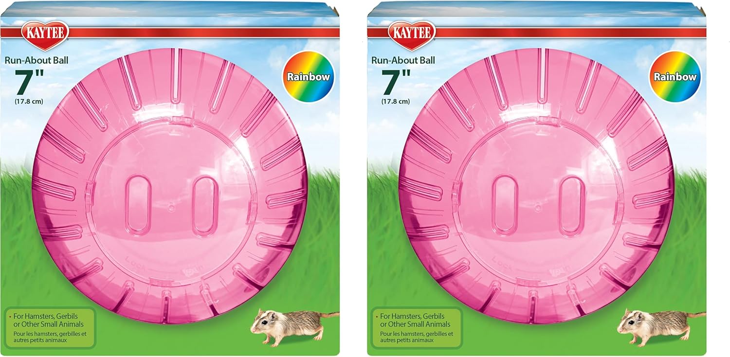 Clear Hamster Exercise Ball 7-Inch – Safe & Durable Running Ball for Hamsters, Gerbils & Small Pets