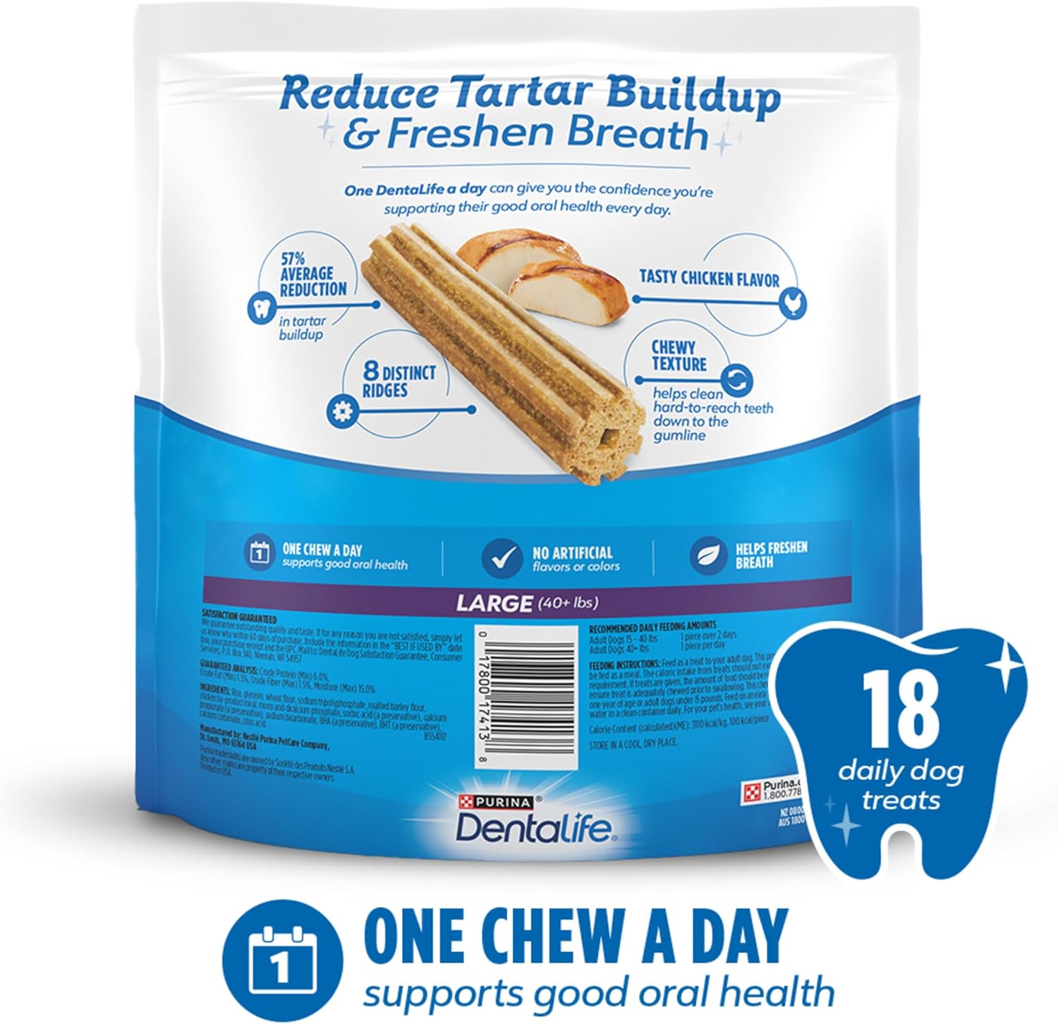Dog Dental Chews - 1 Daily