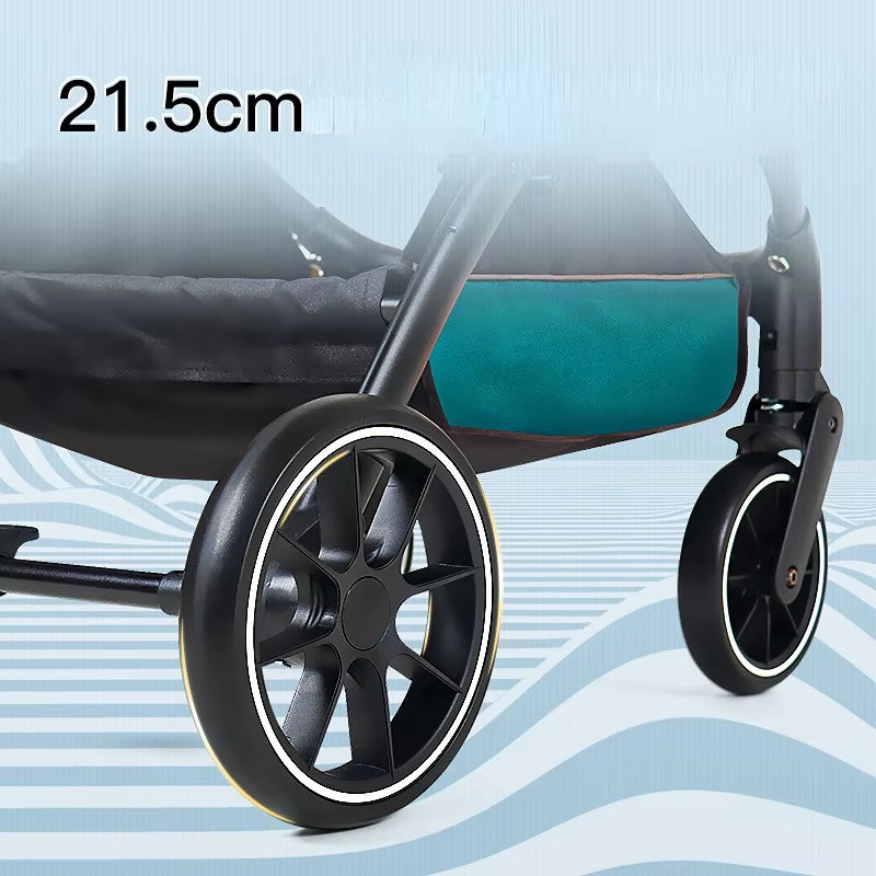 Detachable Aluminium Pet Stroller – Dog & Cat Trolley for Small Dogs (Up to 20kg)