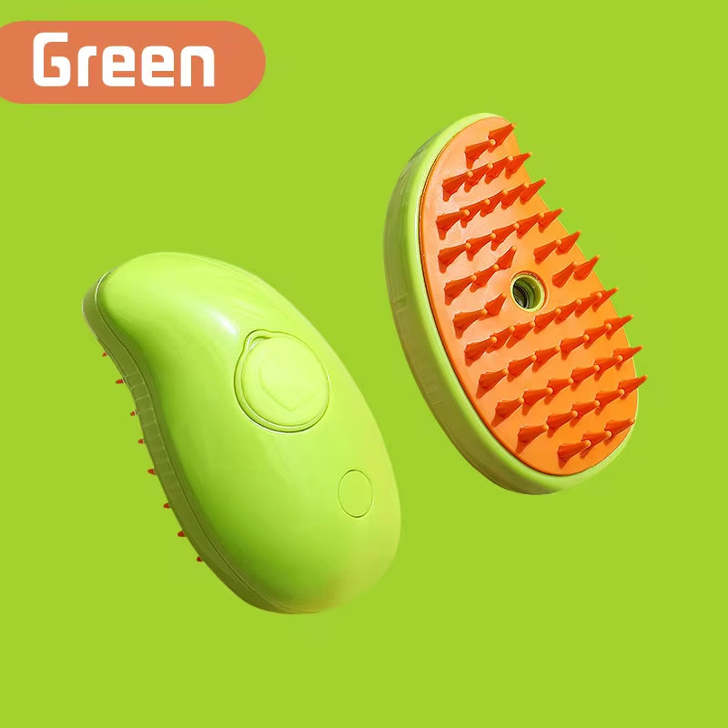 3-in-1 Electric Pet Grooming Brush – Hair Removal & Massage for Cats & Dogs