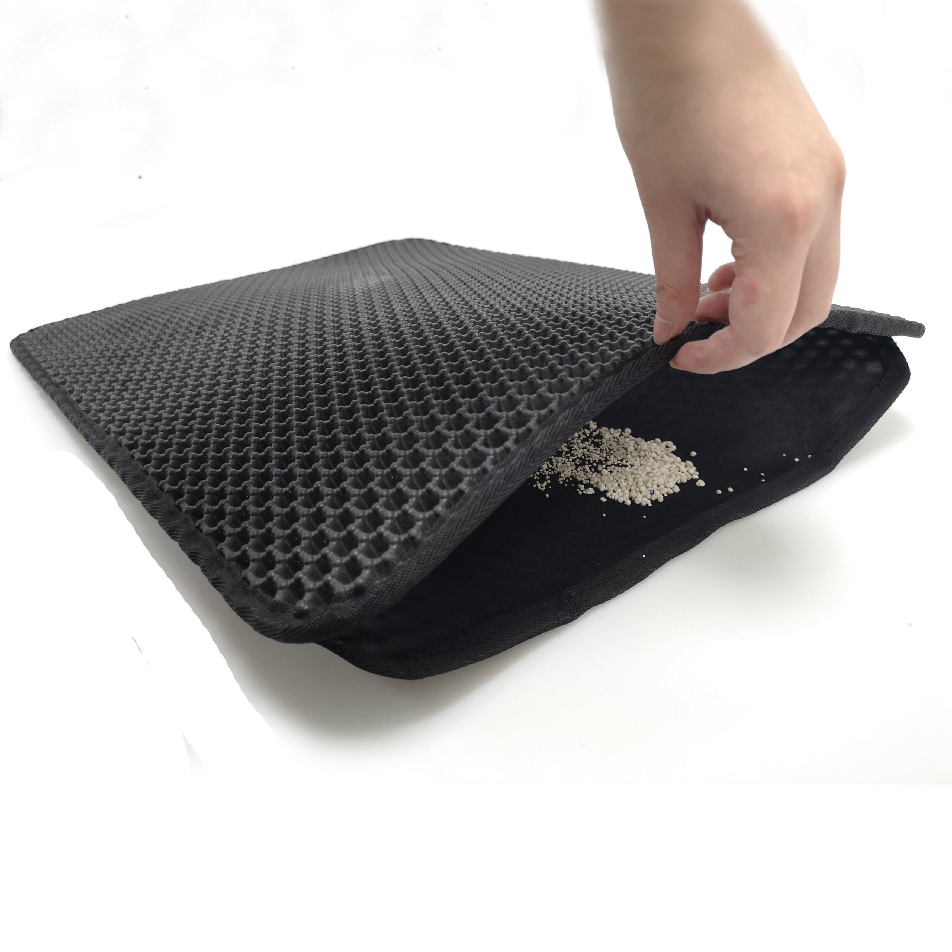 EVA Double-Layer Waterproof Litter Mat – Easy-Clean Trap Pad for Cats & Small Pets