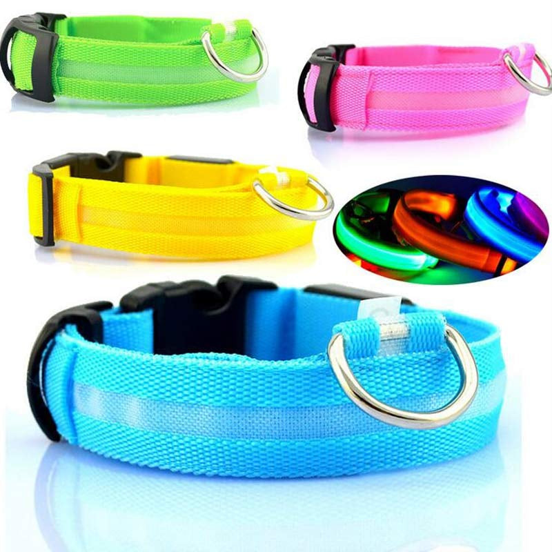 LED Safety Glow Collar – USB Rechargeable Night Light Pet Collar