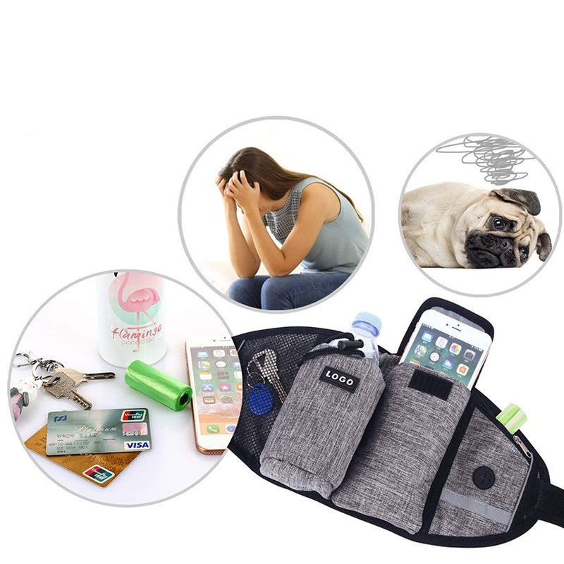 Hands-Free Training Waist Bag – Treat Pouch with Water Cup Holder