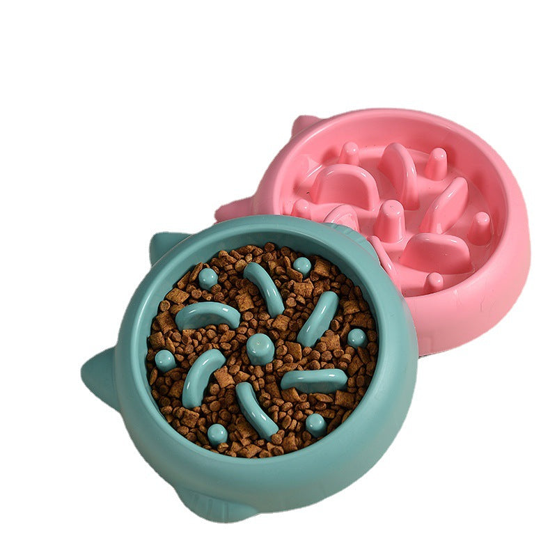 Slow Feeder Pet Bowl – Anti-Choke & Anti-Gulp Dog & Cat Eating Plate