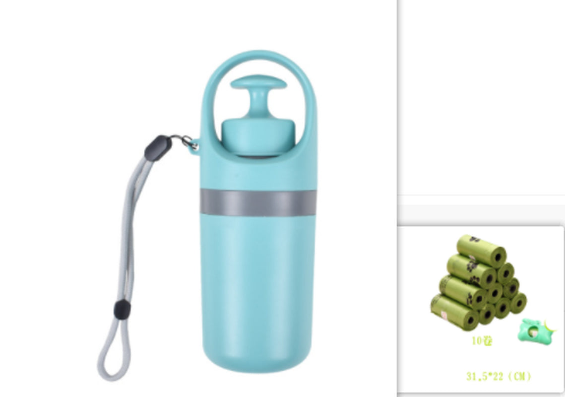 Portable Lightweight Dog Pooper Scooper with Built-In Bag Dispenser