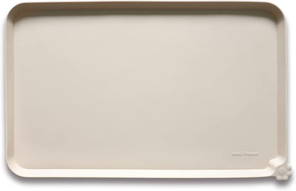 Silicone Pet Feeding Mat for Dogs & Cats – Waterproof Non-Slip Food & Water Tray, High-Edge Spill-Proof Design