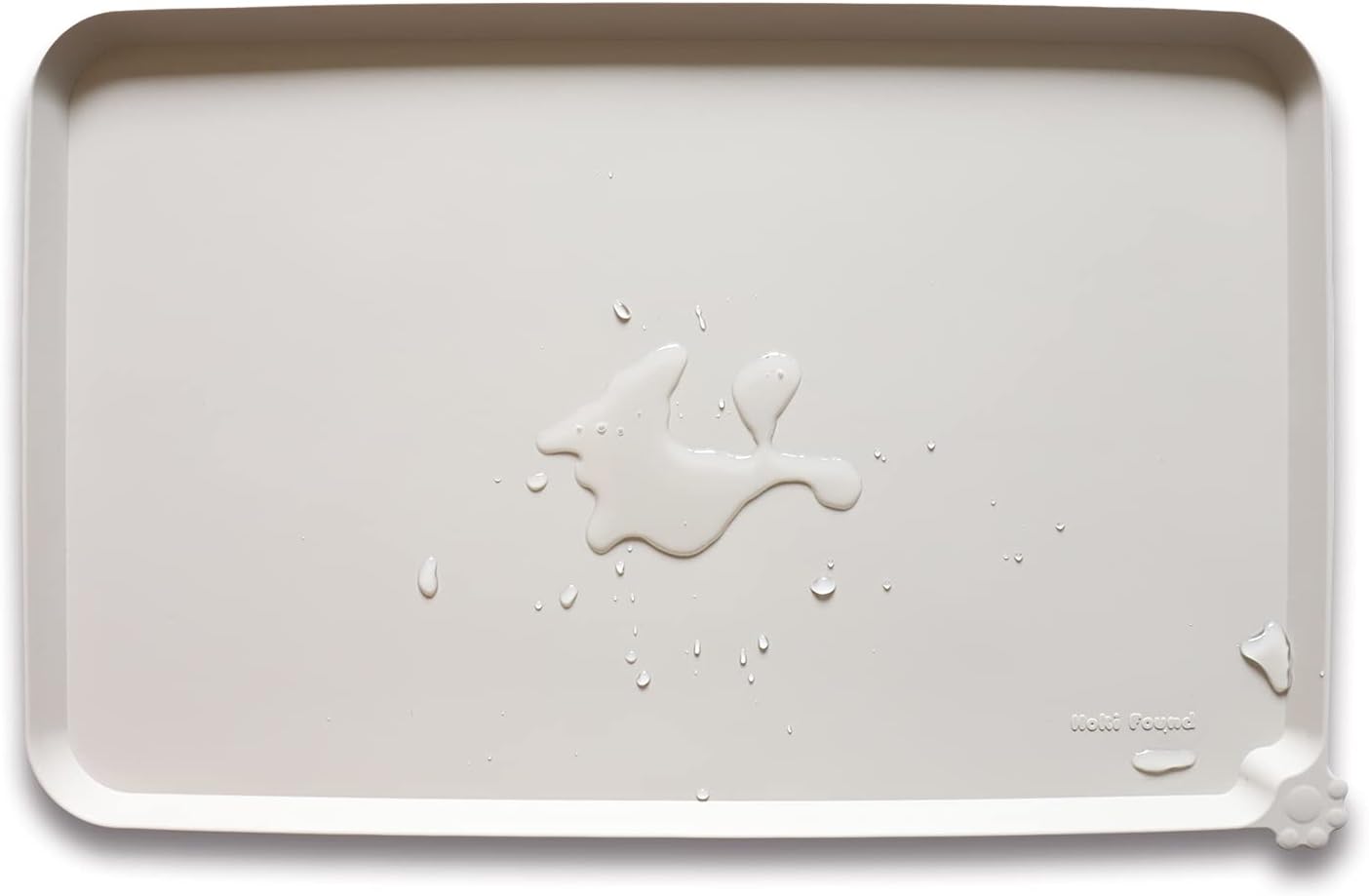 Silicone Pet Feeding Mat for Dogs & Cats – Waterproof Non-Slip Food & Water Tray, High-Edge Spill-Proof Design