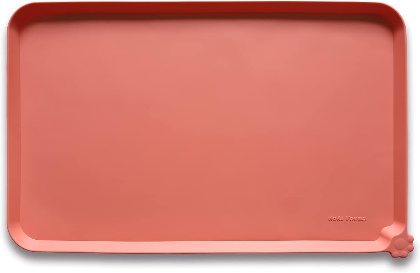 Silicone Pet Feeding Mat for Dogs & Cats – Waterproof Non-Slip Food & Water Tray, High-Edge Spill-Proof Design