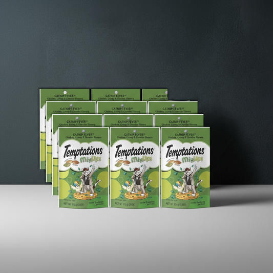 Mixups Catnip Fever Flavor Crunchy and Soft Cat Treats