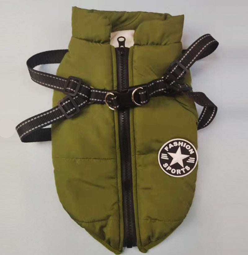 Warm Autumn & Winter Pet Jacket – Stylish & Comfortable Clothes for Small to Large Dogs