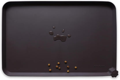 Silicone Pet Feeding Mat for Dogs & Cats – Waterproof Non-Slip Food & Water Tray, High-Edge Spill-Proof Design