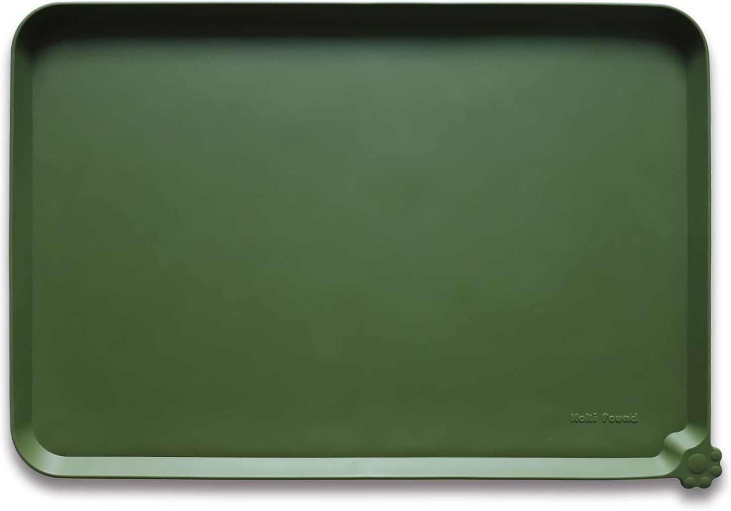 Silicone Pet Feeding Mat for Dogs & Cats – Waterproof Non-Slip Food & Water Tray, High-Edge Spill-Proof Design