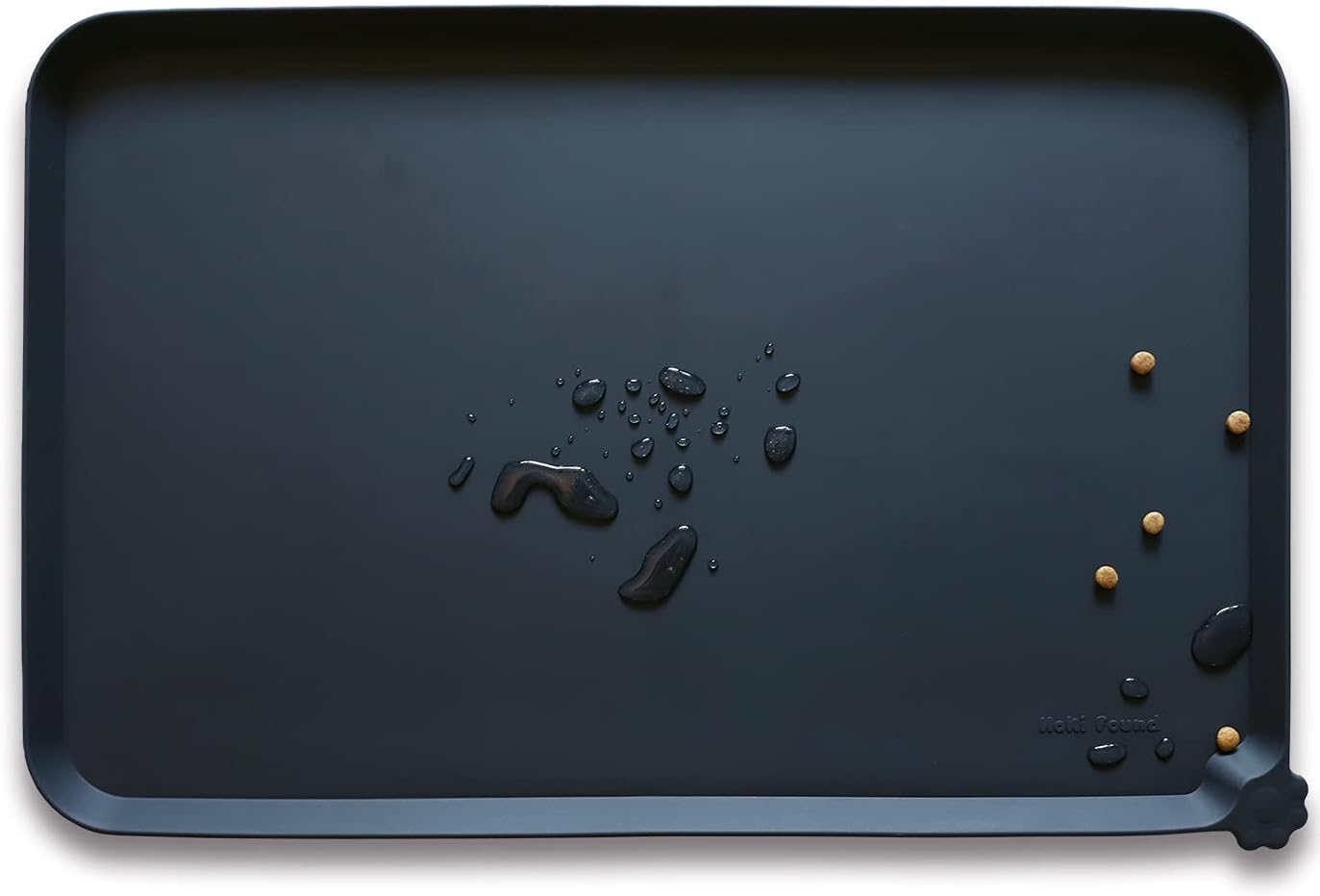 Silicone Pet Feeding Mat for Dogs & Cats – Waterproof Non-Slip Food & Water Tray, High-Edge Spill-Proof Design