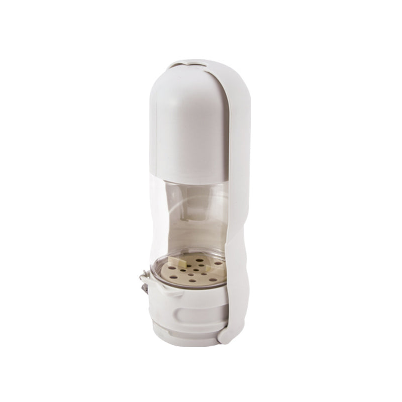 New Pet Outdoor Tableware Folding Portable Dog Drinking Cup Split-Type Dog Food Integrated Water Fountain Pet Products