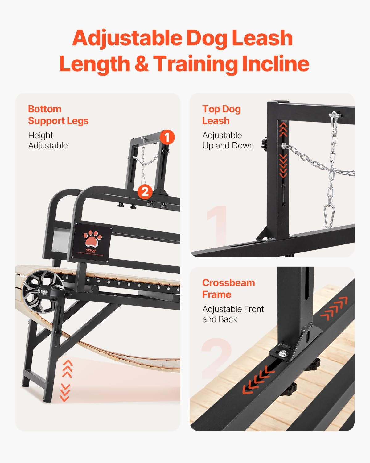 VEVOR Dog Treadmill – Adjustable Electric Pet Treadmill for Small to Large Dogs