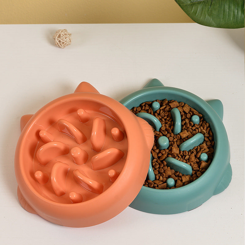 Slow Feeder Pet Bowl – Anti-Choke & Anti-Gulp Dog & Cat Eating Plate