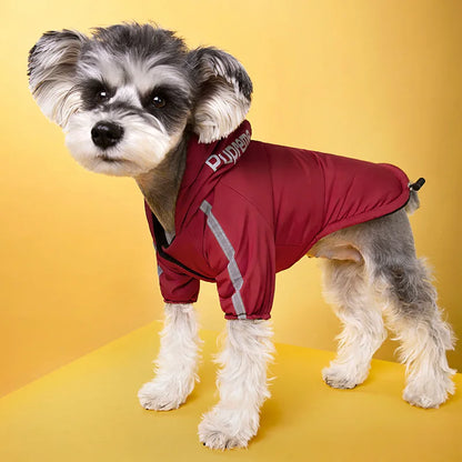 Waterproof Reflective Dog Jacket – Warm Fleece Winter Coat for Small to Large Dogs
