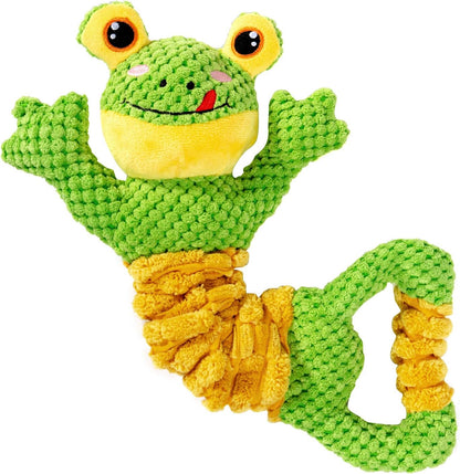 Interactive Squeaky Dog Toy - Stuffed Plush Puppy Toys 