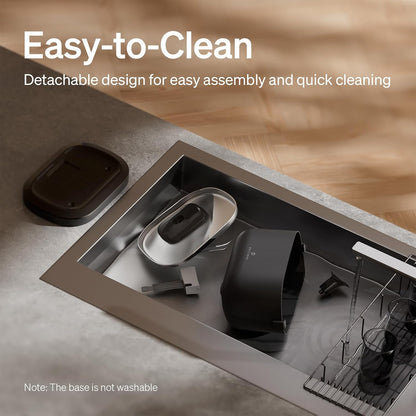 Wireless Cat Water Fountain Bundle – Battery Operated Pet Water Dispenser + 8 Replacement Filters for Dockstream