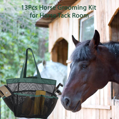Horse Grooming Kit – Complete Organizer Set for Horses & Ponies, Beginner-Friendly