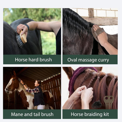 Horse Grooming Kit – Complete Organizer Set for Horses & Ponies, Beginner-Friendly