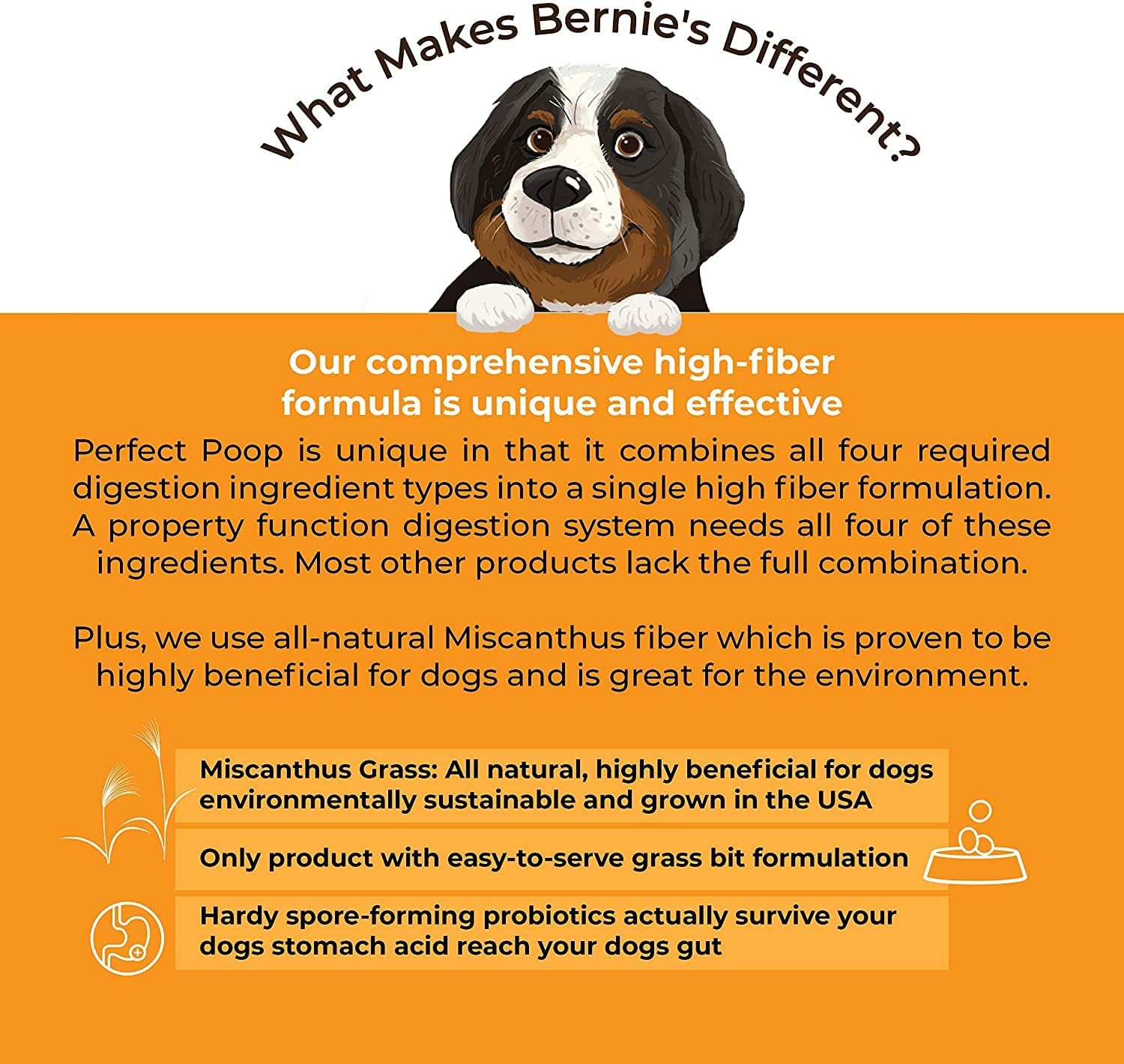 Dog Digestive Health Supplement – Fiber, Prebiotics, Probiotics & Enzymes for Healthy Digestion, Firm Stools & Overall Wellness
