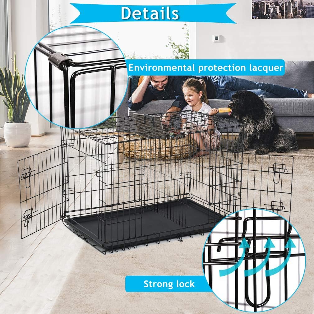 Portable  Kennel Cage  - Dogs and Cats (Foldable Cage)