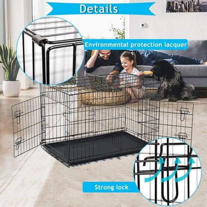 Portable  Kennel Cage  - Dogs and Cats (Foldable Cage)