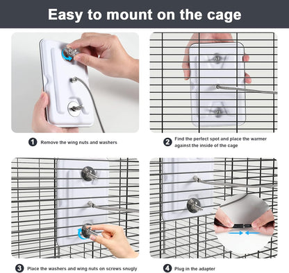 Indoor Bird Heater Pad – USB Warmer for Parakeets & Small Birds (4.5” x 7”)
