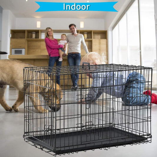 Portable  Kennel Cage  - Dogs and Cats (Foldable Cage)