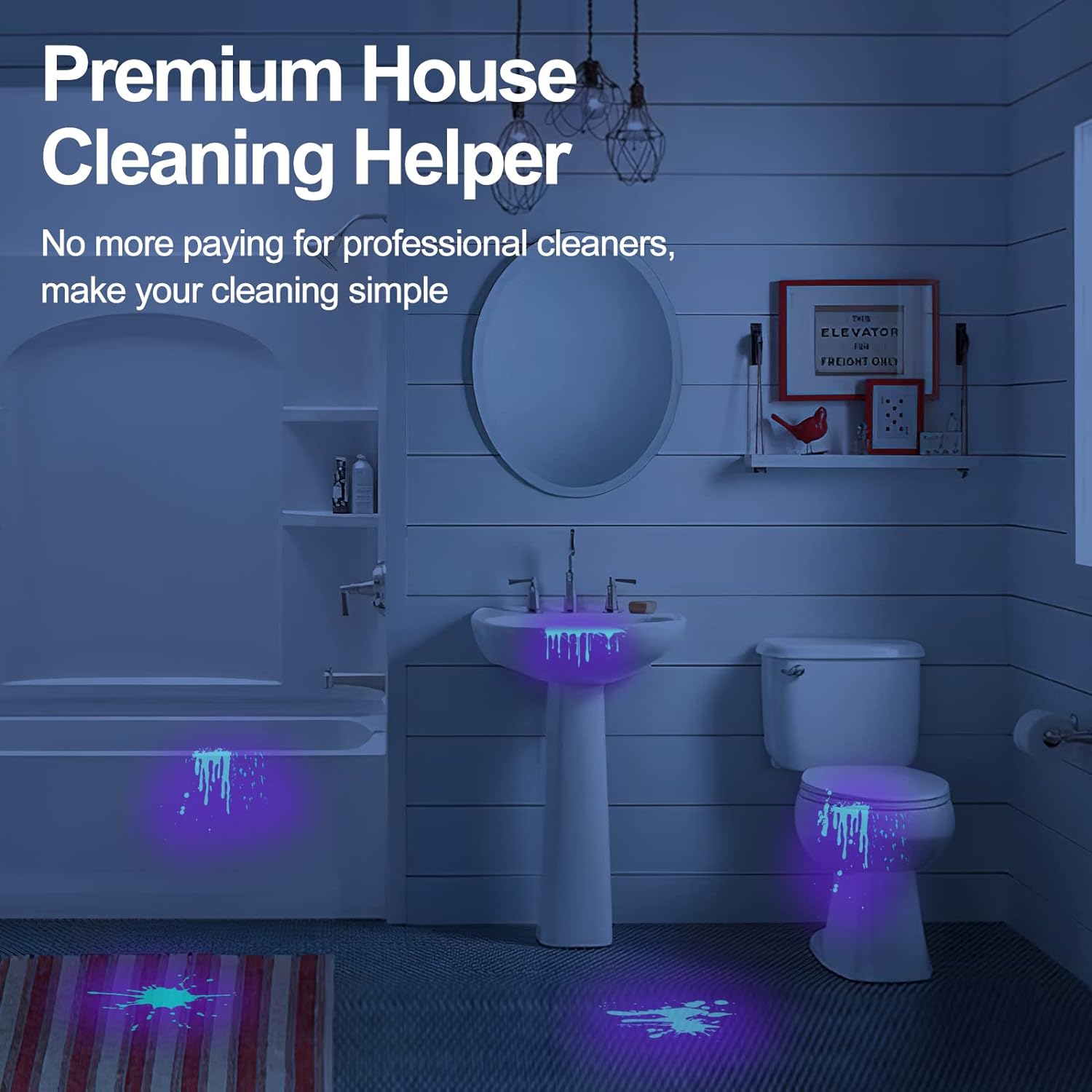 UV Blacklight Flashlight – 51 LED Pet Urine & Stain Detector for Dogs & Cats, Bed Bugs, Scorpions, and Resin Curing