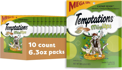 Mixups Catnip Fever Flavor Crunchy and Soft Cat Treats