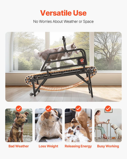 VEVOR Dog Treadmill – Adjustable Electric Pet Treadmill for Small to Large Dogs