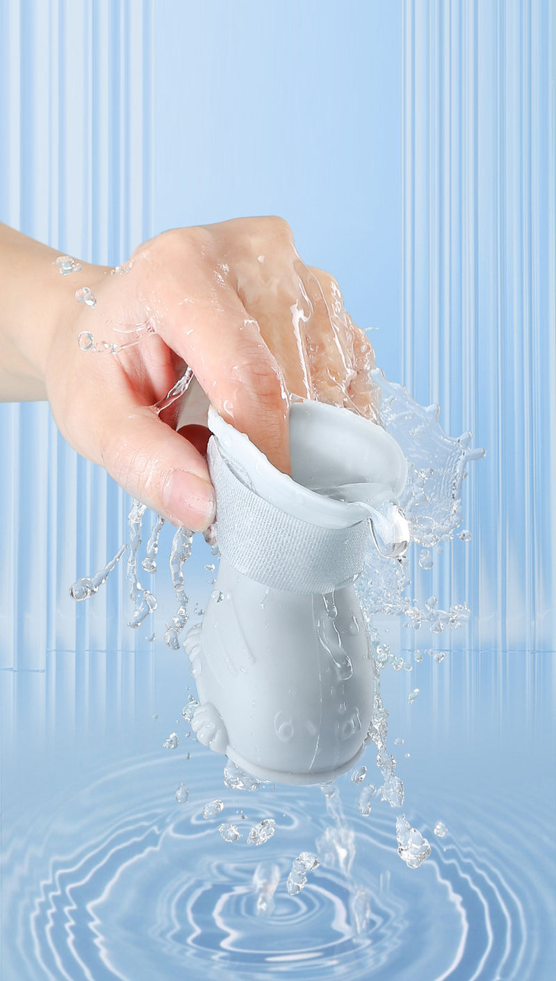 Waterproof Pet Rain Boots – Non-Slip Silicone Shoes for Dogs & Cats